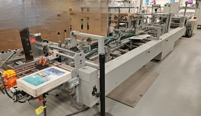 Crashlock carton gluer